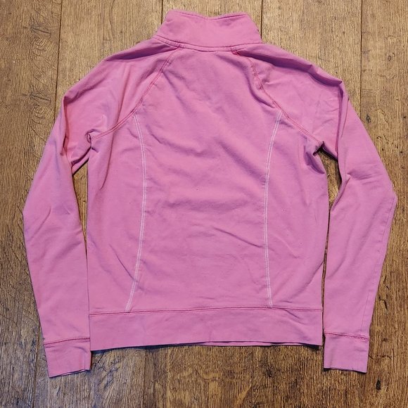 PINK VICTORIA'S SECRET Quarter 1/4 Zip Pink Sweatshirt - Small - Picture 4 of 6